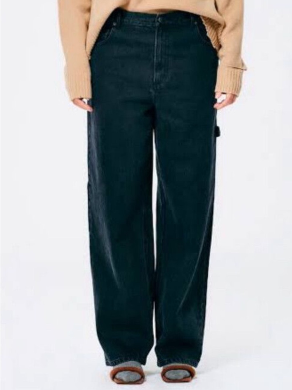 Tibi Slouchy Sam Jeans in Black Wash